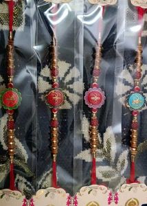 Elegant Rakhi Set Of 6 Pieces