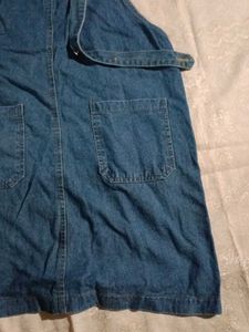 Denim Pinafore Dress