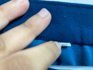 Teal And Pink Wide Leg Trousers