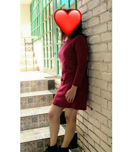 Burgundy Bodycon Mini Dress