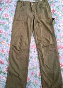 Olive Green Carpenter Pants