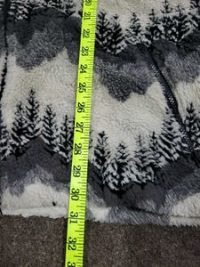 Patterned Fleece Jacket