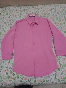 Pink Button-Down Shirt