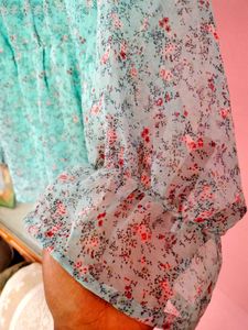 Floral Chiffon Blouse