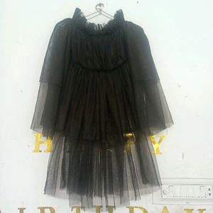 Black Off Shoulder Dress For Girls