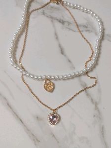 Layered Heart Necklace
