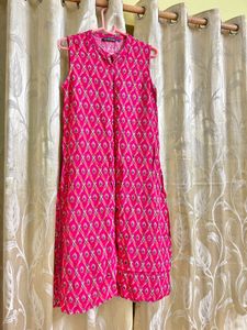 Pink Printed Kurti
