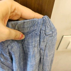 Blue Wide Leg Pants