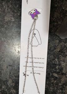 Purple Kitty Necklace
