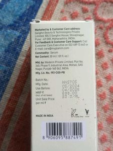 MyGlamm 10% Niacinamide Clarifying Serum