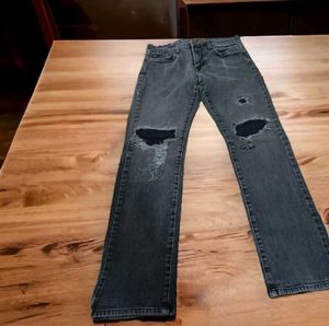 Clearing Sell Combo Checked Casual Shirt + Denim