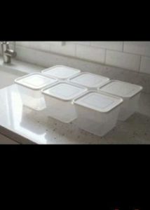 Clear Storage Container with Lid