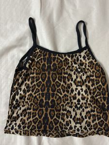 Cheetah Print Tank Top