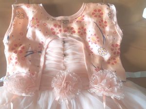 Light Peach Baby Girl Frock
