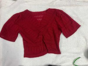 Red Lace Top Swap Available