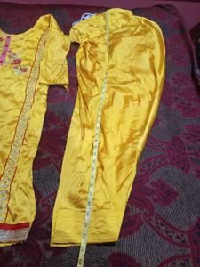 Yellow Embroidered Kurta Set