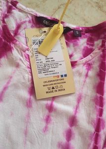 New With Tag  Celebravo  Tie Nd Dye Co Ord Set.