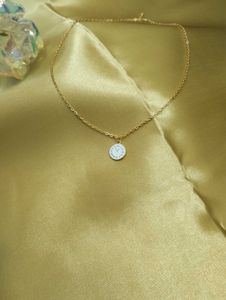 Clock Charm Necklace