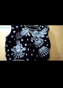 Floral Lehenga &amp; Embellished Top Set