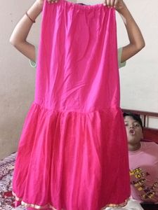 Fish cut  Skirt  With Kurti Bell Sleeves