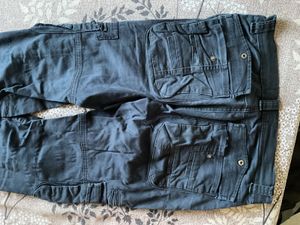 Dark Blue Cargo Pants