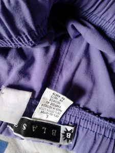 Stretchable lavender straight Pant  | like new
