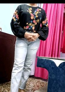 Embroidered Top
