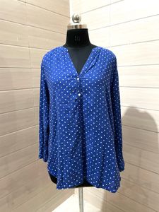 Old Navy Tunic Blue Oversized Top
