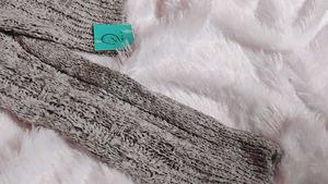 ✨Grey knitted Mesh Sweatshirt✨