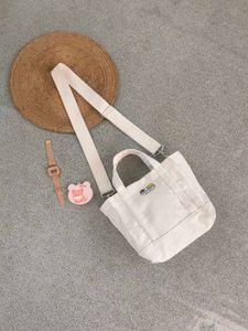 Korean Canvas Bucket Bag