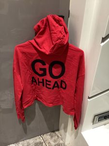 Red Graphic Hoodie