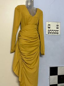 Photoshoot Pintrest Elegant Mustard Party Dress
