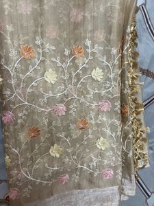 Elegant Floral Saree