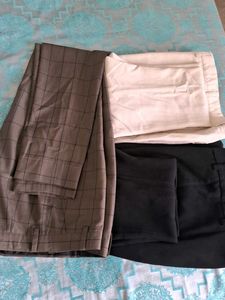 Lot of 3 Dress Pants - Neutral &amp; Formal Classy