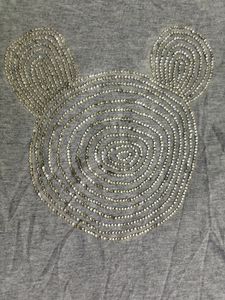 Gray Tee with Mickey Mouse Design