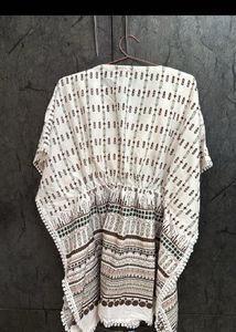 Block Print Kaftan Short Kurta