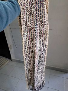 Pure Wool Handmade Stole/Muffler
