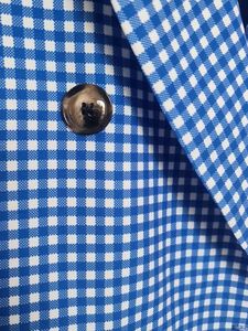 Blue Checkered Blazer
