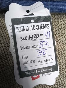 H@41 Size-32 (Sale) Latest Ladies high waist Jeans