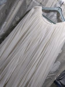 flaired white ghaghara