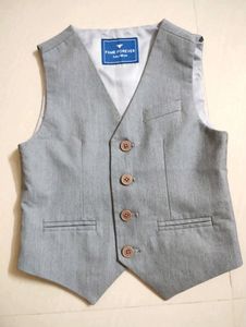 Kids boys - Sleeveless Overcoat Party Wear