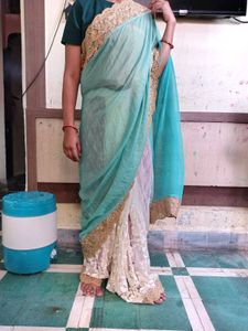 Ready To Wear Saree With Blouse Peticot