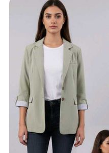 Stylish Sage Green Blazer