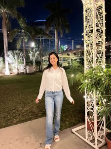 White Eyelet Top