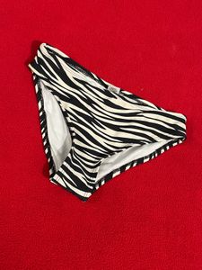 Zebra Print Bikini Bottom