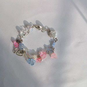 Kawaii Blue Cluster Bracelet
