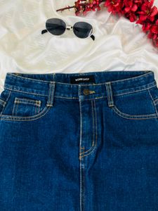 Denim Mini Skirt