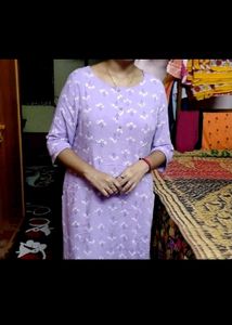 Lavender Kurta Or Kurti
