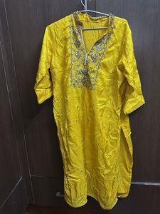 Stone work Ethnic Kurta Sharara Dupatta Set