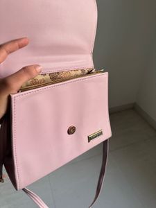 Floral Accent Crossbody Bag